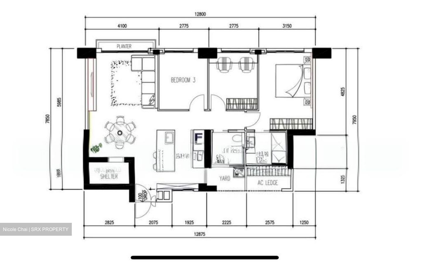 Blk 837 Hougang Central (Hougang), HDB 5 Rooms #537733151